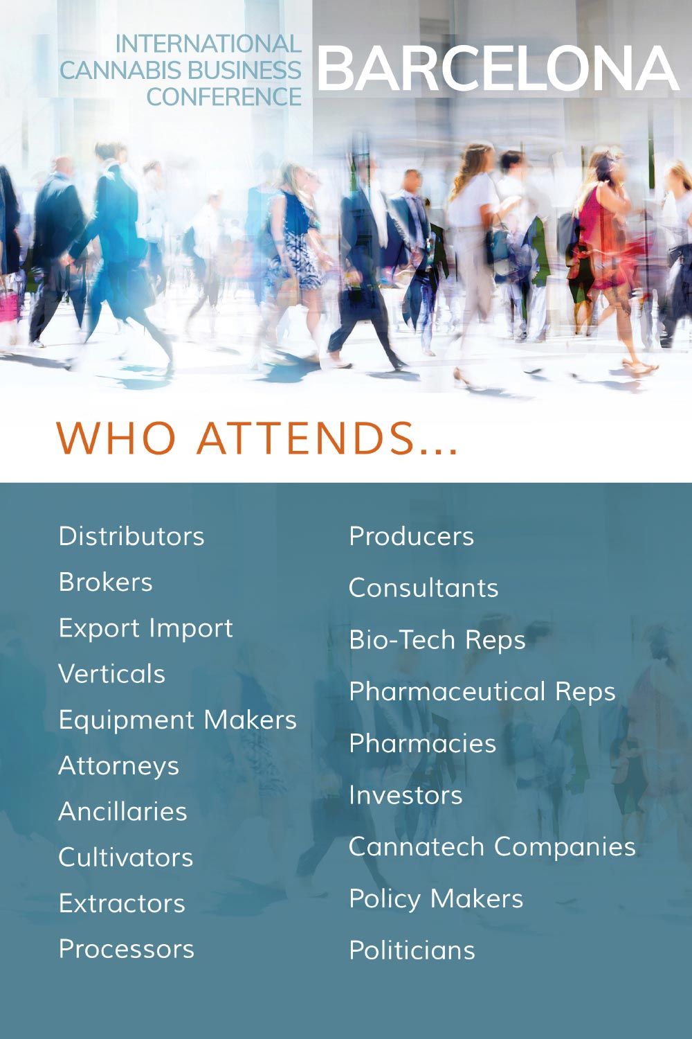 Who Attends ICBC Barcelona international cannabis business conference