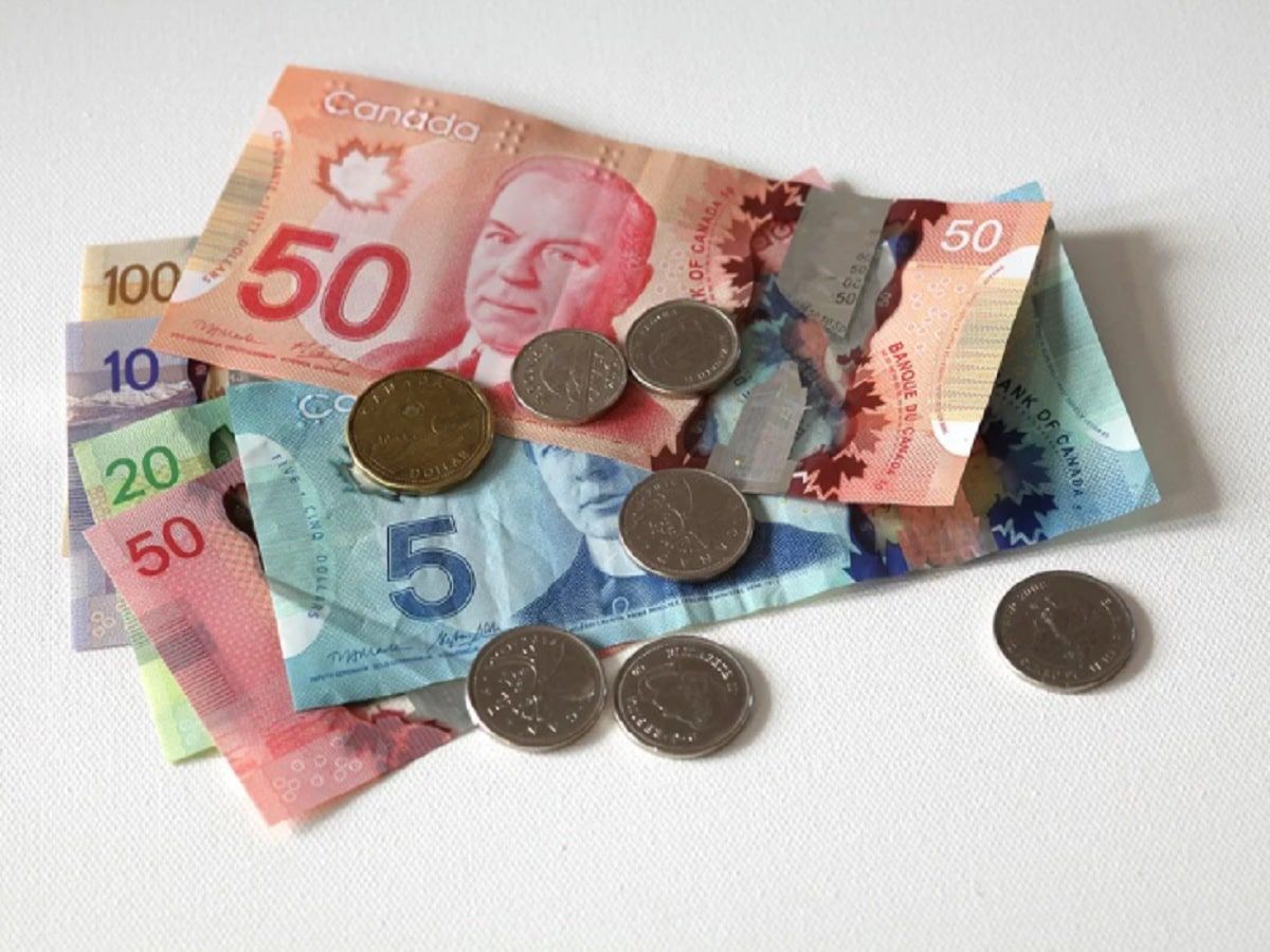 Canadian currency money
