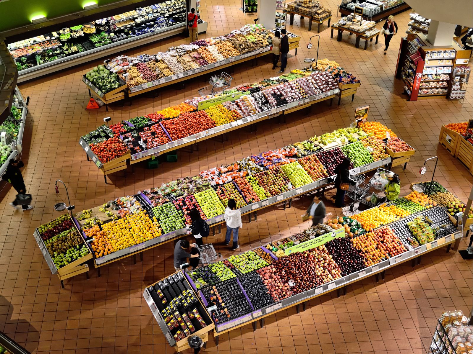 groceries grocery store food fruit vegetables